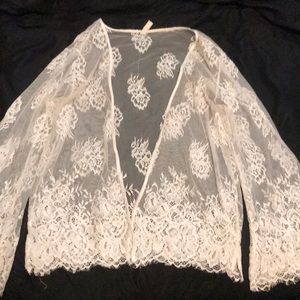 Off white lace camisole